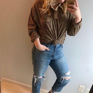 90’s Levi Docker’s Striped Shirt